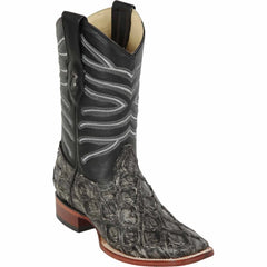 Men's Los Altos Shark Skin Wide Square Toe Boots