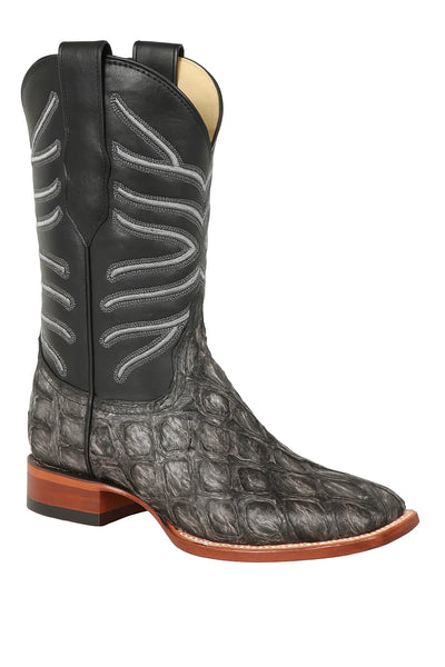 Men's Los Altos Shark Skin Wide Square Toe Boots 10   - from alligatorwarehouse.com