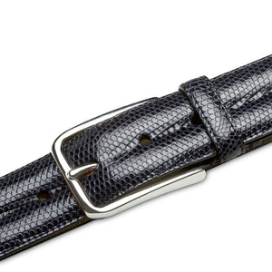 Mezlan Lizard Belt - Classic Luxury Shoe