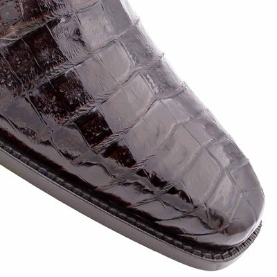 Mezlan Genuine Crocodile Brown Anderson Lace-Up (Copy) 4   - from alligatorwarehouse.com