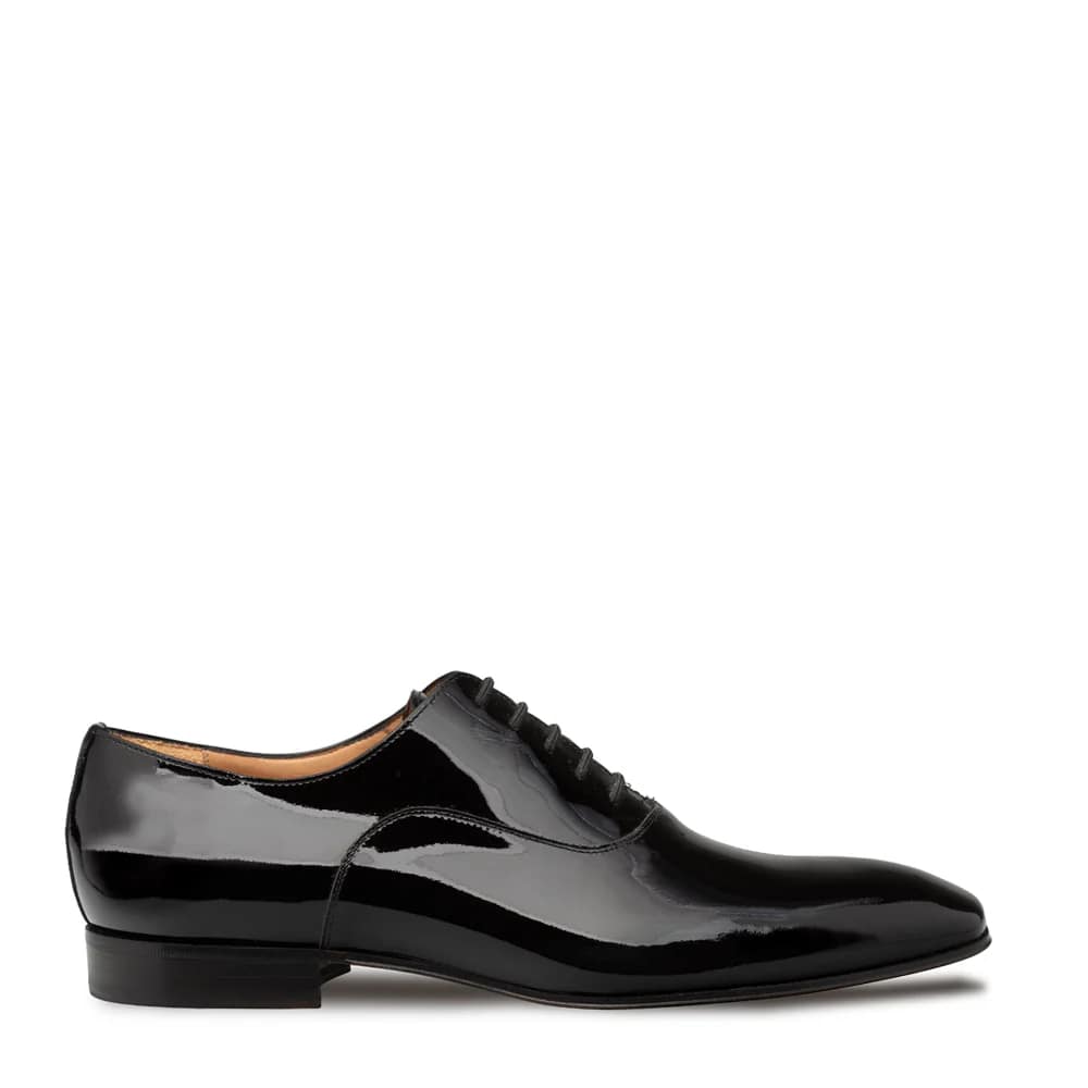Patent Leather Formal Oxford Black By Mezlan Made in Spain Brand
