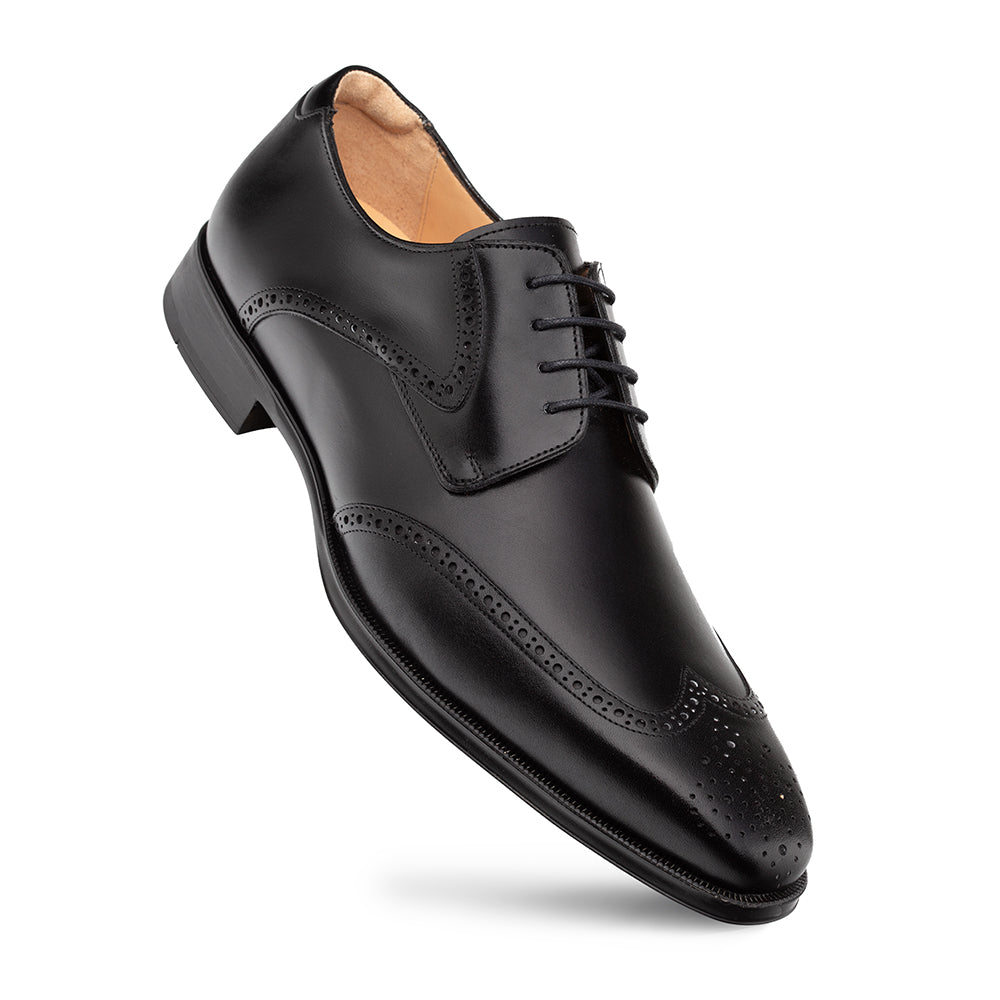 Mezlan Tasso Wingtip Derby: Luxurious Leather Dress Shoe