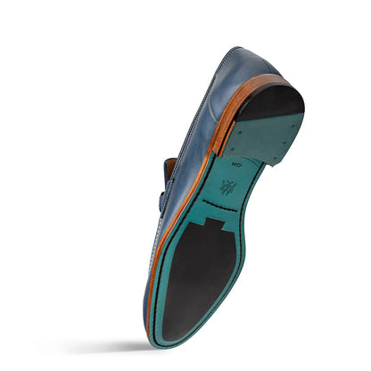 Mezlan Rios II Flex Loafer: Luxury Ornament Leather