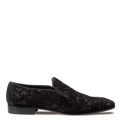 Mezlan Travolta Velvet Formal Shoe - Luxury Velvet Loafer