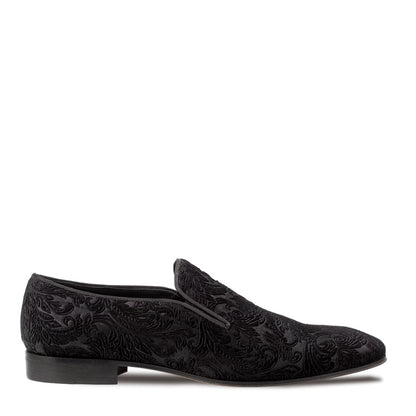 Mezlan Travolta Velvet Formal Shoe - Luxury Velvet Loafer