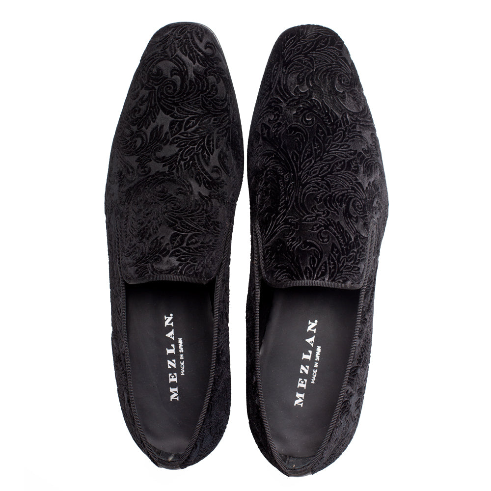 Mezlan Travolta Velvet Formal Shoe - Luxury Velvet Loafer