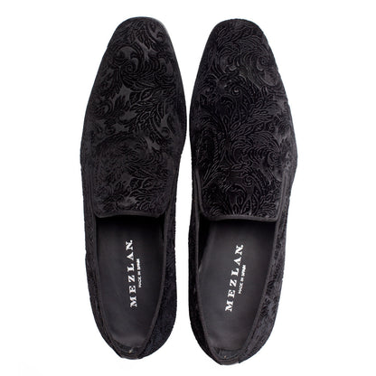 Mezlan Travolta Velvet Formal Shoe - Luxury Velvet Loafer