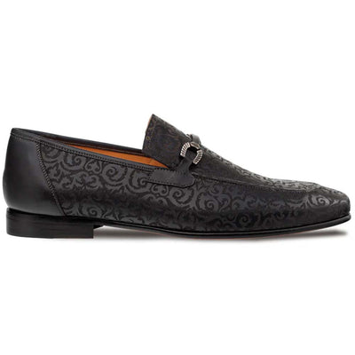 Mezlan Alcaraz Laser-Print Slip On Black (21586)