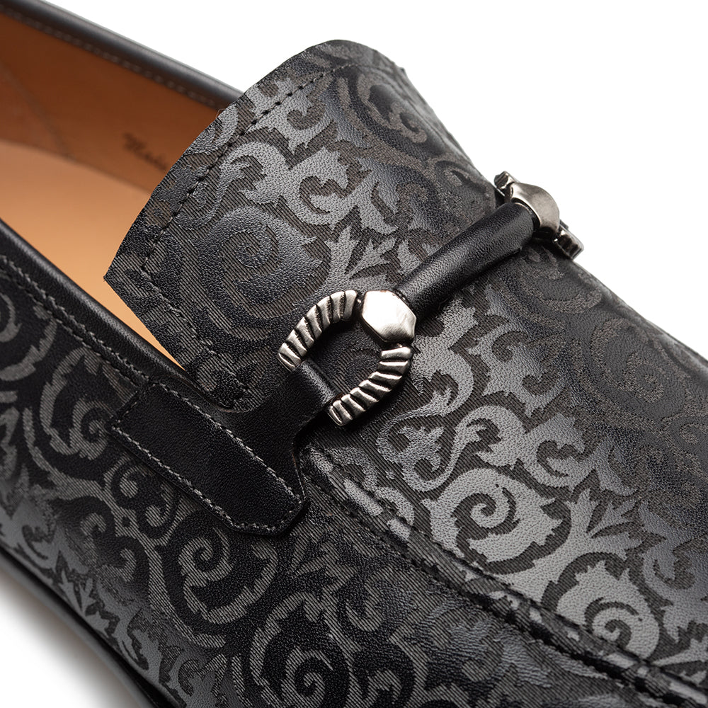Mezlan Alcaraz: Luxury Leather Laser-Print Slip-On Shoes