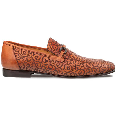 Mezlan Alcaraz Laser-Print Slip On Cognac (21586)