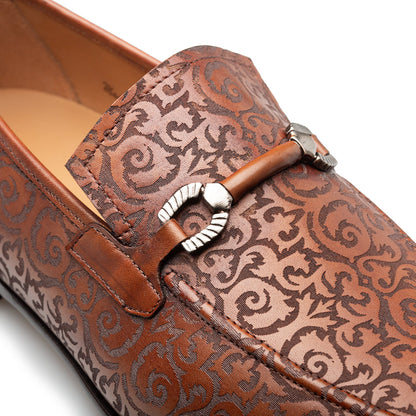 Mezlan Alcaraz: Luxury Leather Laser-Print Slip-On Shoes
