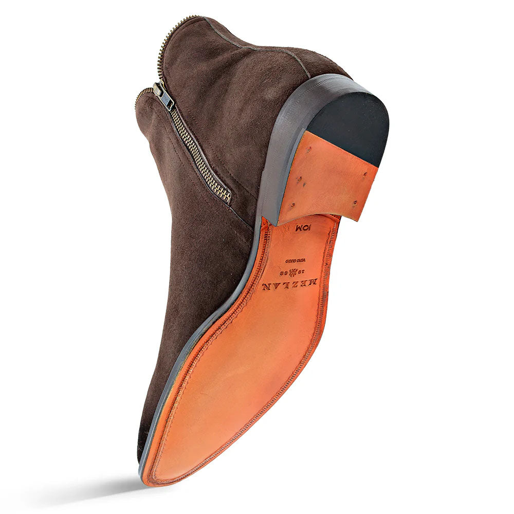 Mezlan Moretti Suede Zip Boot Brown (21686)