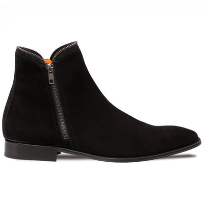 Mezlan Moretti Suede Zip Boot Black (21686)