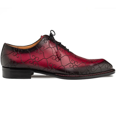 Mezlan Tribeca Laser Print Oxford Burgundy (21691)