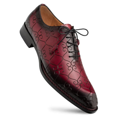 Mezlan Tribeca Laser Print Oxford Burgundy (21691)