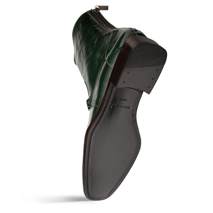 Mezlan Buscemi Hi-Shine Ornament Boot - Green