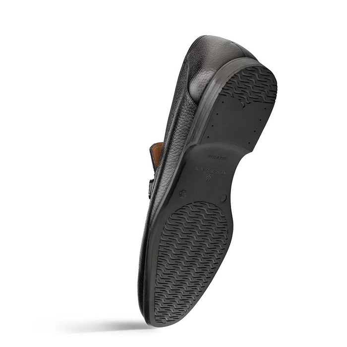 Mezlan Marinelli Deer Ornament Slip On - Black