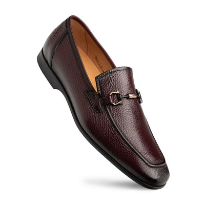 Mezlan Marinelli Deer Ornament Slip On - Burgundy