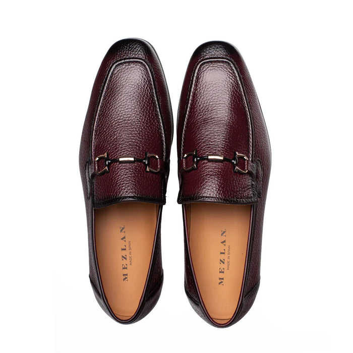 Mezlan Marinelli Deer Ornament Slip On - Burgundy