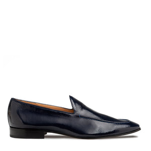 Mezlan Hi-Shine Apron Loafer - Luxury Italian Leather Slip-On