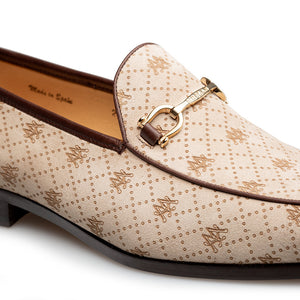 Mezlan Ornament Loafer - Printed Suede Luxury Slip-On