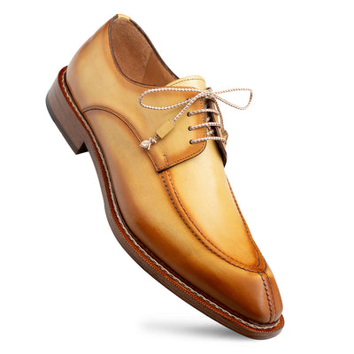 Mezlan Belmonte Patina Calf Derby - Luxury Italian Leather Shoes