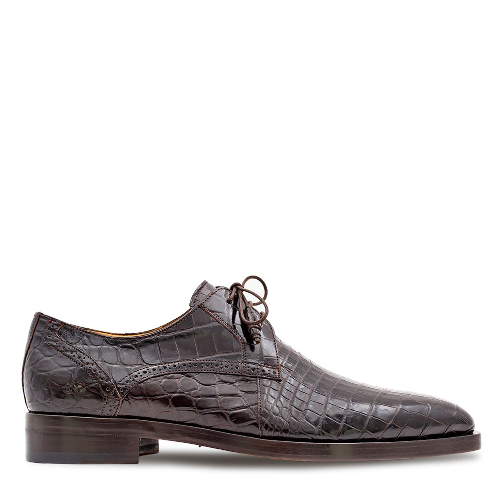 Mezlan Dandy Alligator Lace-Up - Luxury Men's Dress Shoe