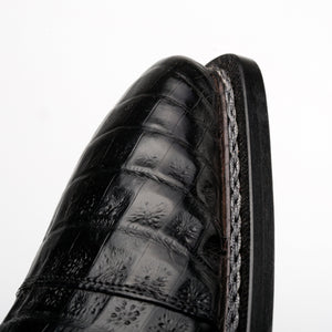 Mezlan Giovane Crocodile Derby - Luxury Men's Dress Shoe