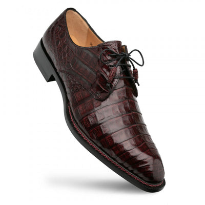 Mezlan Cratos Crocodile Derby Burgundy (50070-F)