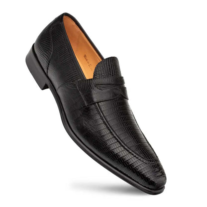 Mezlan Mayor Lizard Penny Loafer