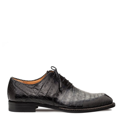 Mezlan Westside Oxford: Two-Tone Croc Luxury Dress Shoe