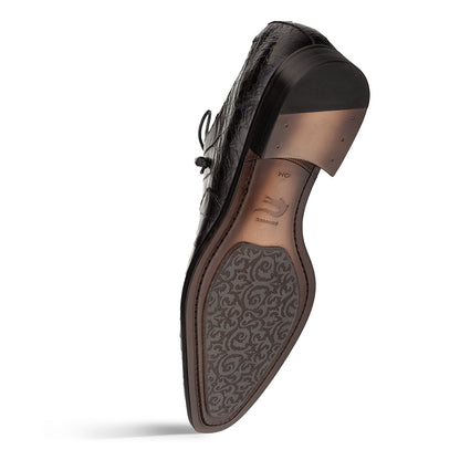 Mezlan Westside Oxford: Two-Tone Croc Luxury Dress Shoe