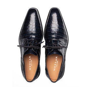 Mezlan Riverside: Luxury Crocodile Lace-Up Shoes