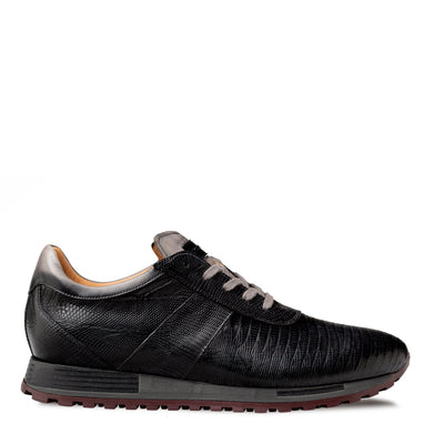Mezlan Lizard & Calf Leather Dress Sneaker