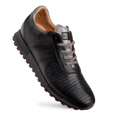 Mezlan Lizard & Calf Leather Dress Sneaker