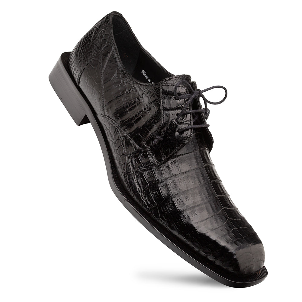 Mezlan Ugo Crocodile Lace Up: Luxurious Italian Leather Shoes