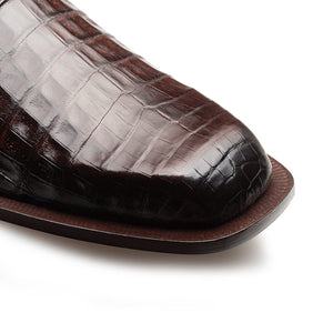 Mezlan Ugo Crocodile Lace Up: Luxurious Italian Leather Shoes