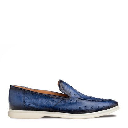 Mezlan Marmi Ostrich Flex Moc - Luxury Casual Shoes