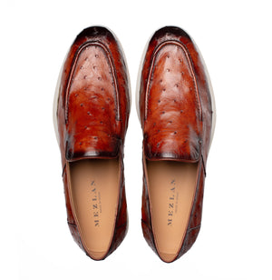 Mezlan Marmi Ostrich Flex Moc - Luxury Casual Shoes