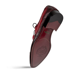 Mezlan Lizard Cap Toe Derby - Luxury Men's Dress Shoe