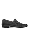 Mens Mezlan Rollini Ostrich Quill Dress Shoe Loafer in Black 11   - from alligatorwarehouse.com