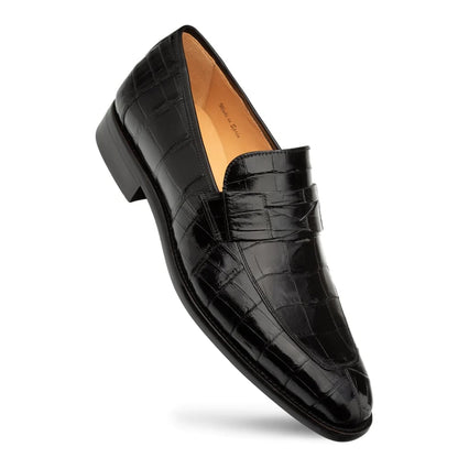 Mezlan Shoes Loafer - Mezlan Alligator Shoes - Mezlan Alligator Dress Shoes  On Sale