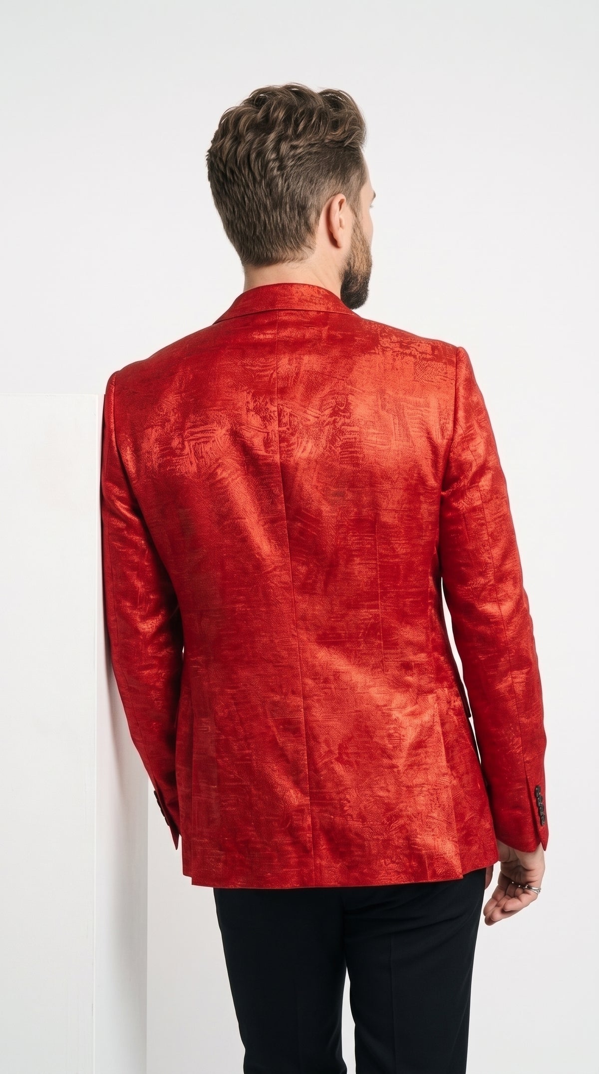 Men’s Red Casino Movie Inspired Blazer, Robert De Niro Style Formal Party Jacket