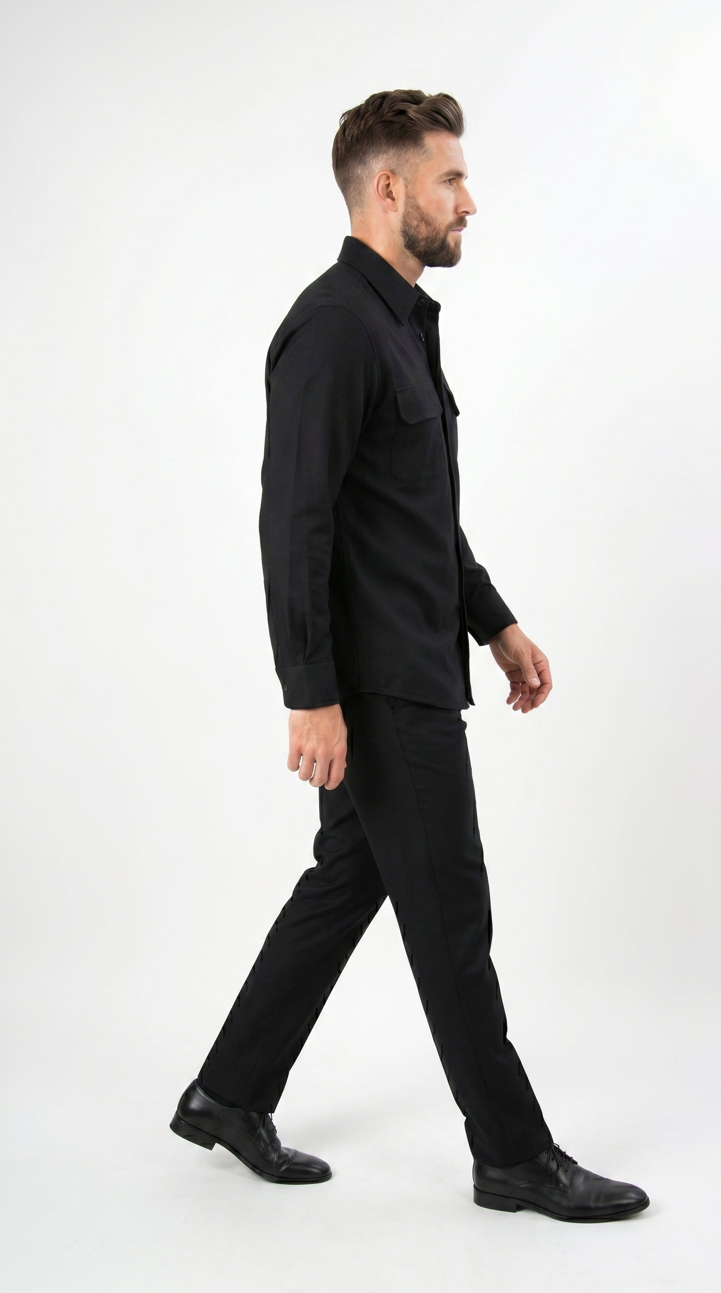 Men’s Apollo King Burgundy 2 Piece Walking Suit with Long Sleeve Shirt Jacket and Matching Pants