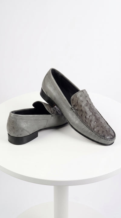 Lombardy Men's Caiman Belly & Calfskin Lombardy Men’s Caiman Belly & Calfskin Loafers – Exotic Leather Slip-On Dress Shoes