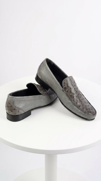 Lombardy Men's Caiman Belly & Calfskin Lombardy Men’s Caiman Belly & Calfskin Loafers – Exotic Leather Slip-On Dress Shoes