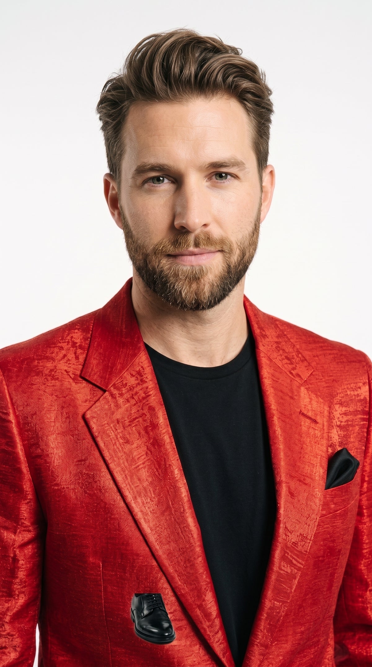 Men’s Red Casino Movie Inspired Blazer, Robert De Niro Style Formal Party Jacket