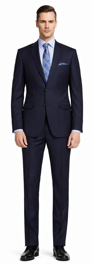 Tiglio 2-Button  Modern Fit in 3-Blue Navy Fabrics