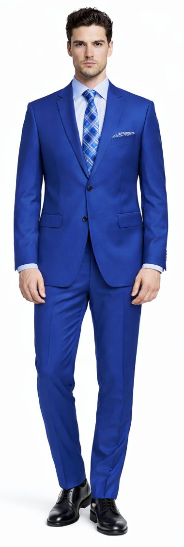 Tiglio 2-Button  Modern Fit in 3-Blue Navy Fabrics