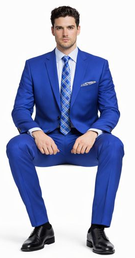 Tiglio 2-Button  Modern Fit in 3-Blue Navy Fabrics